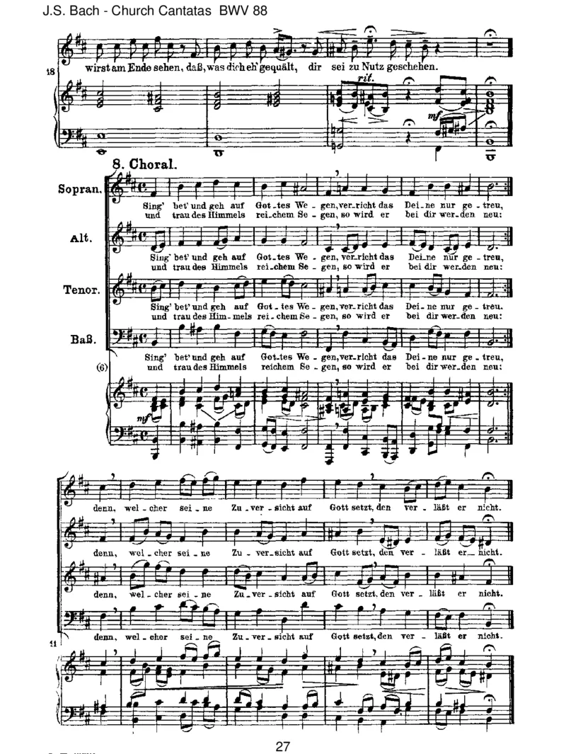 BWV88Siehe,ichwillvielFischeraussenden_一万首著名钢琴曲谱哈农贝多芬合集视频教学电子版高清无水印可打印_1古典钢琴知名音乐家谱_巴赫钢琴谱全集_J.S巴赫作品全集