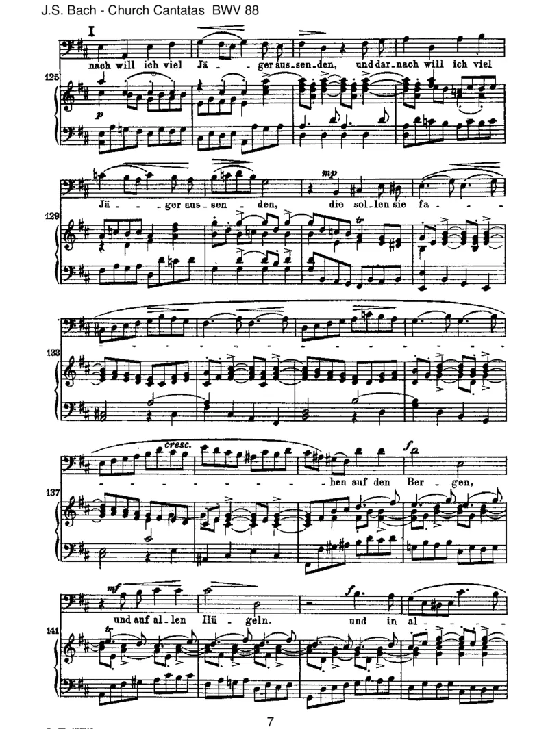 BWV88Siehe,ichwillvielFischeraussenden_一万首著名钢琴曲谱哈农贝多芬合集视频教学电子版高清无水印可打印_1古典钢琴知名音乐家谱_巴赫钢琴谱全集_J.S巴赫作品全集