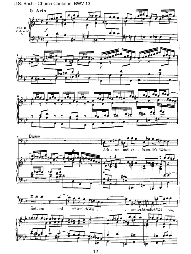 BWV13MeineSeufzer,meineTr_nen_一万首著名钢琴曲谱哈农贝多芬合集视频教学电子版高清无水印可打印_1古典钢琴知名音乐家谱_巴赫钢琴谱全集_J.S巴赫作品全集_JohannSebastianBach(1685-1750)巴赫