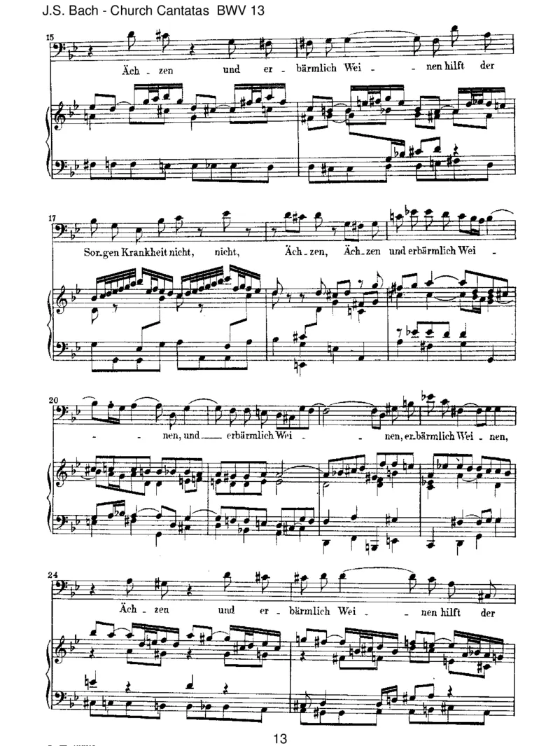BWV13MeineSeufzer,meineTr_nen_一万首著名钢琴曲谱哈农贝多芬合集视频教学电子版高清无水印可打印_1古典钢琴知名音乐家谱_巴赫钢琴谱全集_J.S巴赫作品全集_JohannSebastianBach(1685-1750)巴赫