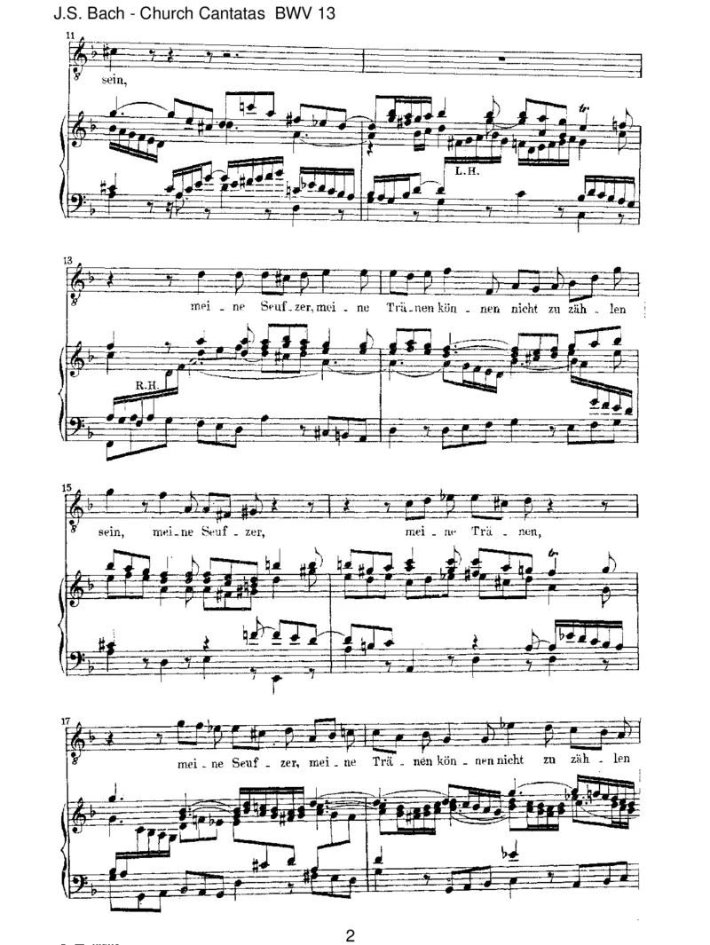 BWV13MeineSeufzer,meineTr_nen_一万首著名钢琴曲谱哈农贝多芬合集视频教学电子版高清无水印可打印_1古典钢琴知名音乐家谱_巴赫钢琴谱全集_J.S巴赫作品全集_JohannSebastianBach(1685-1750)巴赫