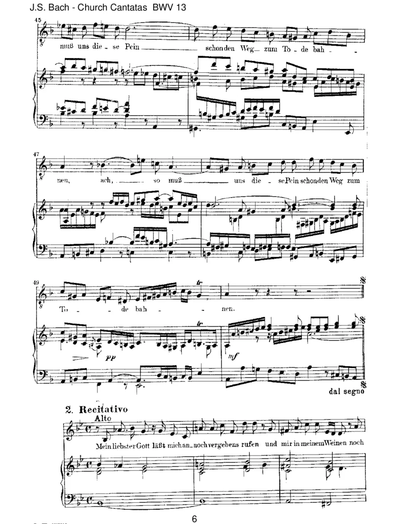 BWV13MeineSeufzer,meineTr_nen_一万首著名钢琴曲谱哈农贝多芬合集视频教学电子版高清无水印可打印_1古典钢琴知名音乐家谱_巴赫钢琴谱全集_J.S巴赫作品全集_JohannSebastianBach(1685-1750)巴赫