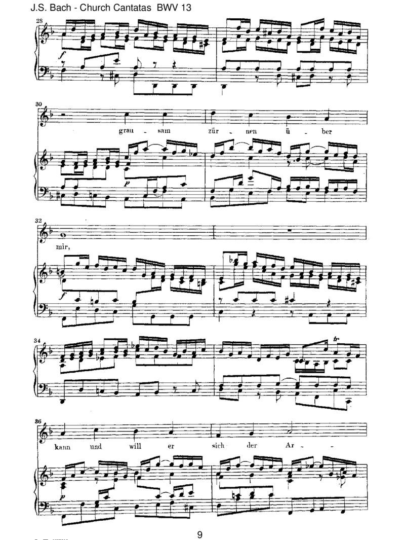 BWV13MeineSeufzer,meineTr_nen_一万首著名钢琴曲谱哈农贝多芬合集视频教学电子版高清无水印可打印_1古典钢琴知名音乐家谱_巴赫钢琴谱全集_J.S巴赫作品全集_JohannSebastianBach(1685-1750)巴赫