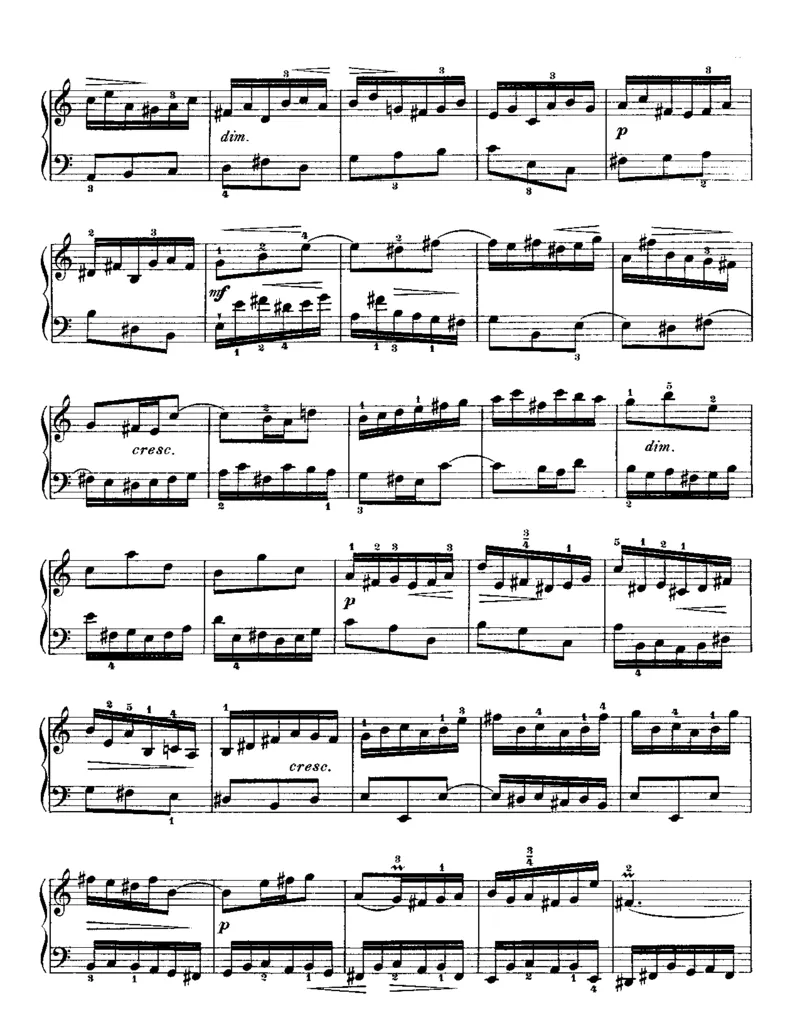 6Partitas_一万首著名钢琴曲谱哈农贝多芬合集视频教学电子版高清无水印可打印_1古典钢琴知名音乐家谱_巴赫钢琴谱全集