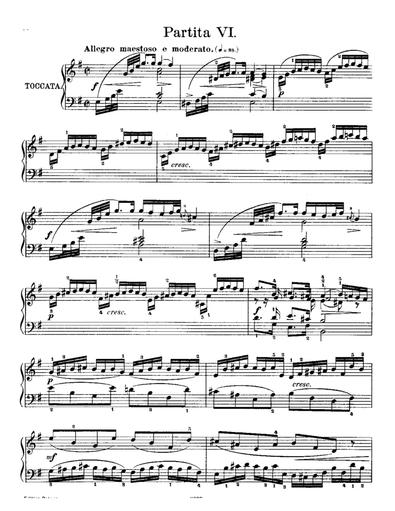 6Partitas_一万首著名钢琴曲谱哈农贝多芬合集视频教学电子版高清无水印可打印_1古典钢琴知名音乐家谱_巴赫钢琴谱全集