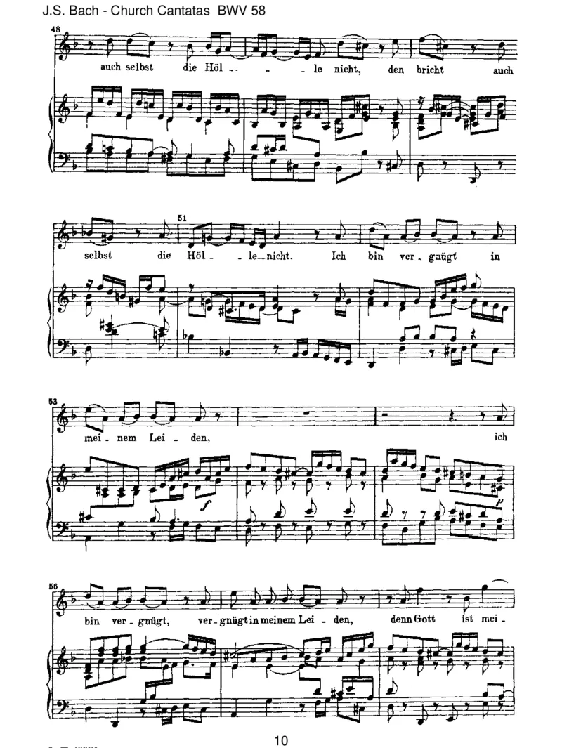 BWV58AchGott,wiemanchesHerzeleid_一万首著名钢琴曲谱哈农贝多芬合集视频教学电子版高清无水印可打印_1古典钢琴知名音乐家谱_巴赫钢琴谱全集_J.S巴赫作品全集