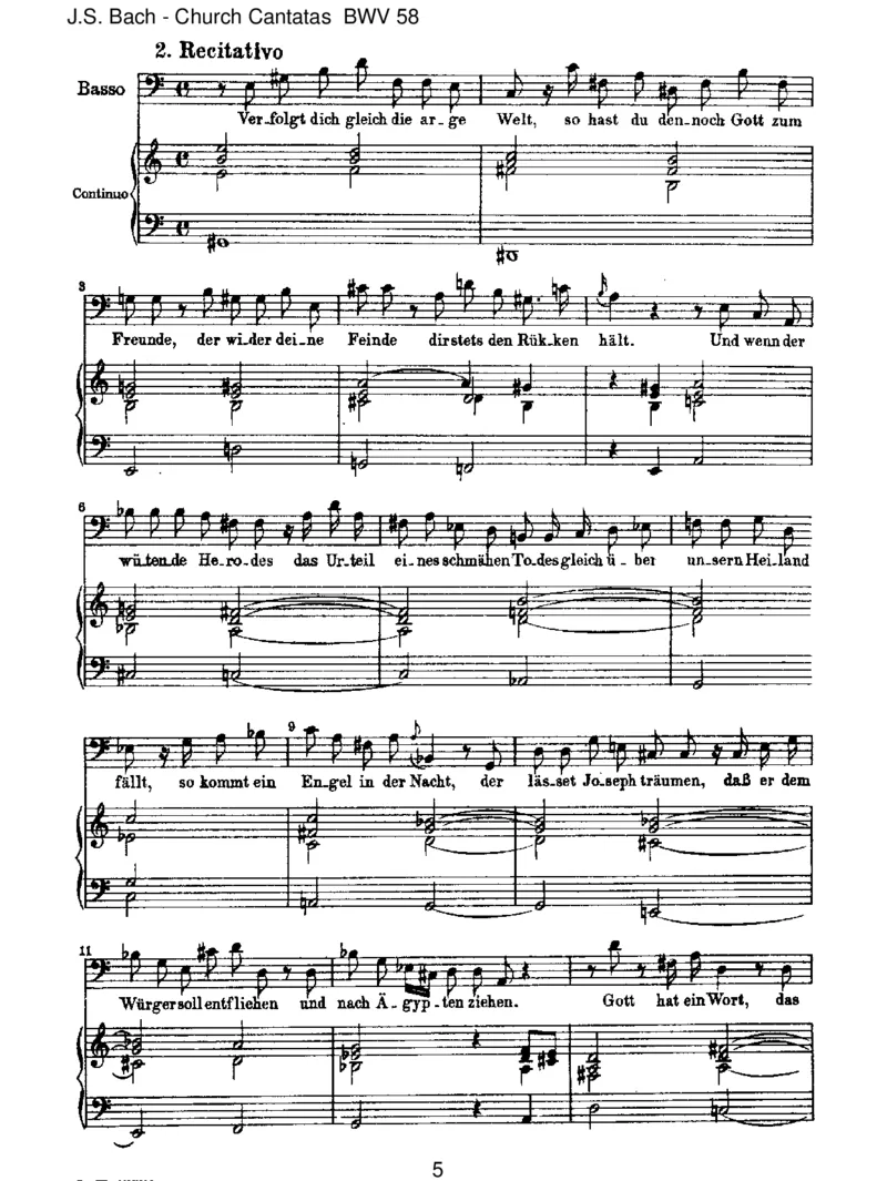 BWV58AchGott,wiemanchesHerzeleid_一万首著名钢琴曲谱哈农贝多芬合集视频教学电子版高清无水印可打印_1古典钢琴知名音乐家谱_巴赫钢琴谱全集_J.S巴赫作品全集