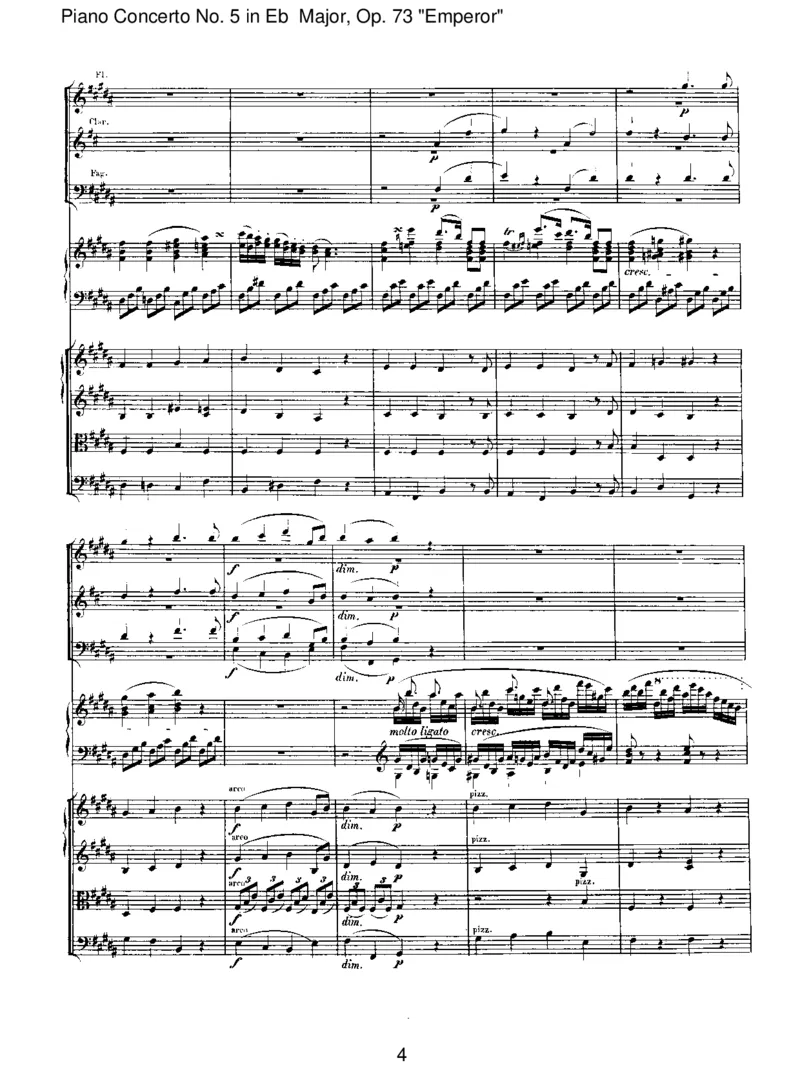Beethoven-PianoConcertoNo5inEbMajor,Op73'Emperor'-II-Adagiounpocomosso_一万首著名钢琴曲谱哈农贝多芬合集视频教学电子版高清无水印可打印_1古典钢琴知名音乐家谱_贝多芬钢琴谱全集