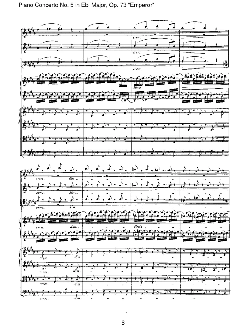 Beethoven-PianoConcertoNo5inEbMajor,Op73'Emperor'-II-Adagiounpocomosso_一万首著名钢琴曲谱哈农贝多芬合集视频教学电子版高清无水印可打印_1古典钢琴知名音乐家谱_贝多芬钢琴谱全集
