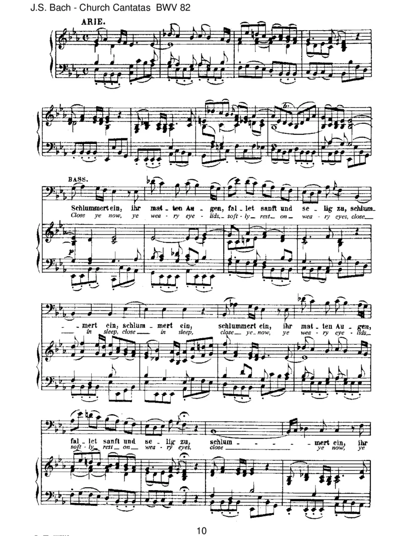 BWV82Ichhabegenung_一万首著名钢琴曲谱哈农贝多芬合集视频教学电子版高清无水印可打印_1古典钢琴知名音乐家谱_巴赫钢琴谱全集_J.S巴赫作品全集_JohannSebastianBach(1685-1750)巴赫