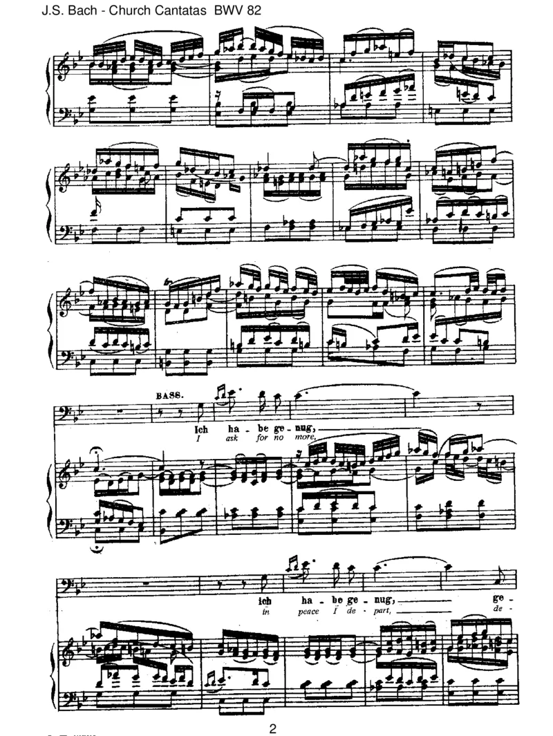 BWV82Ichhabegenung_一万首著名钢琴曲谱哈农贝多芬合集视频教学电子版高清无水印可打印_1古典钢琴知名音乐家谱_巴赫钢琴谱全集_J.S巴赫作品全集_JohannSebastianBach(1685-1750)巴赫