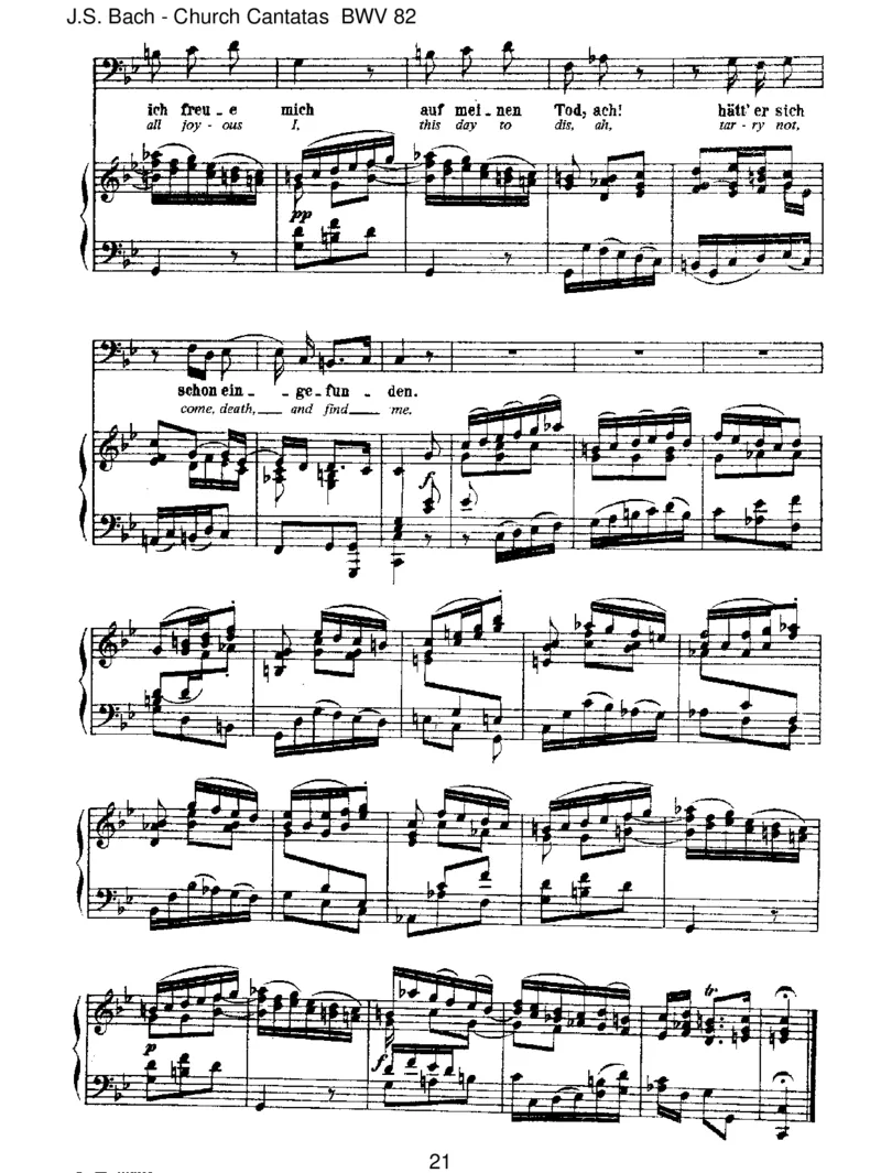 BWV82Ichhabegenung_一万首著名钢琴曲谱哈农贝多芬合集视频教学电子版高清无水印可打印_1古典钢琴知名音乐家谱_巴赫钢琴谱全集_J.S巴赫作品全集_JohannSebastianBach(1685-1750)巴赫
