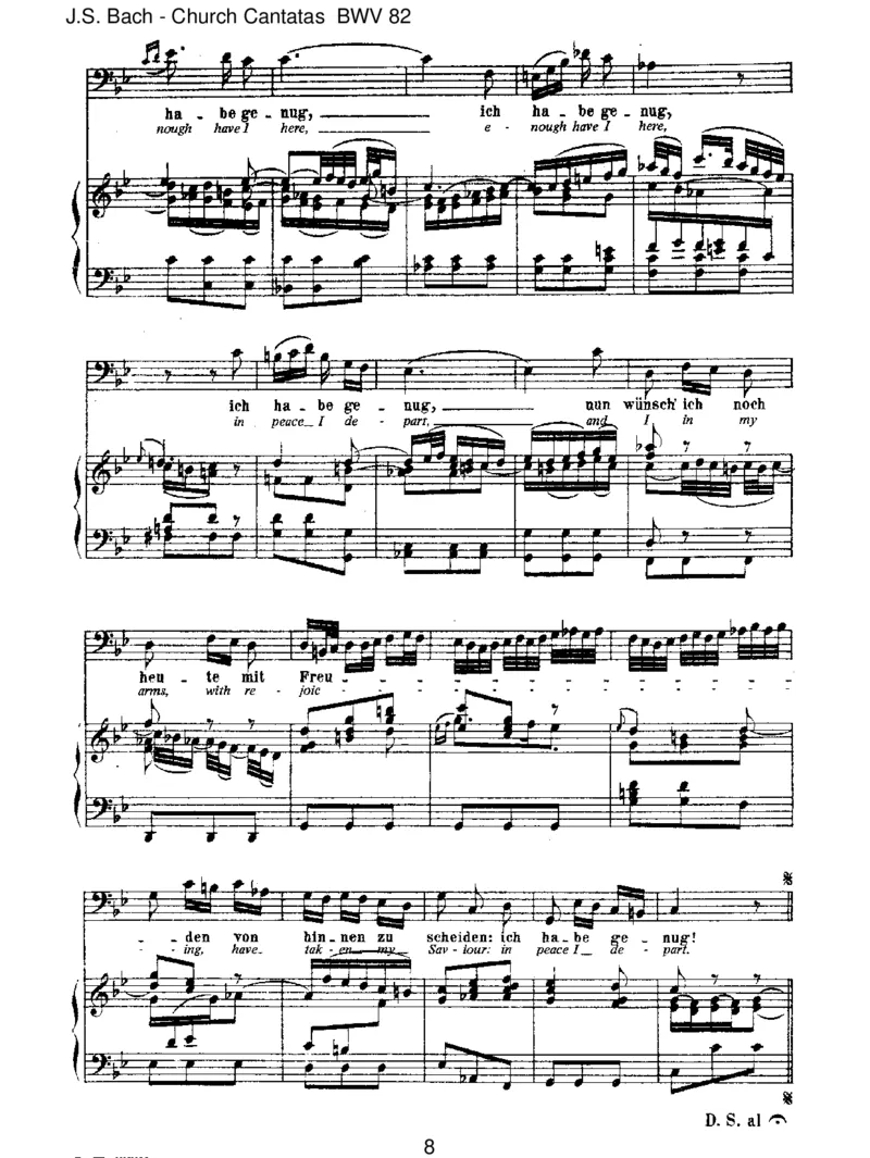 BWV82Ichhabegenung_一万首著名钢琴曲谱哈农贝多芬合集视频教学电子版高清无水印可打印_1古典钢琴知名音乐家谱_巴赫钢琴谱全集_J.S巴赫作品全集_JohannSebastianBach(1685-1750)巴赫