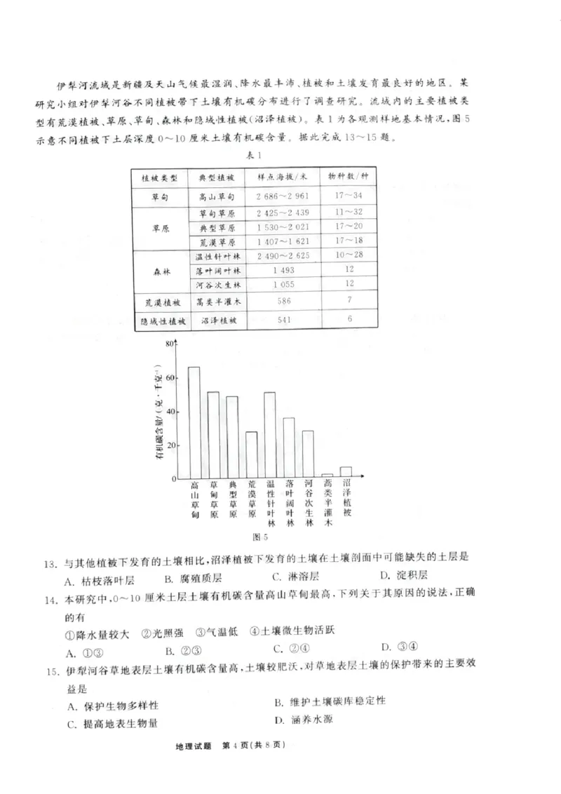 山东省聊城市2022-2023学年高三下学期期中考试地理试卷_2024年2月_01每日更新_16号_2023届齐鲁名校大联考高三第三次学业质量联合检测
