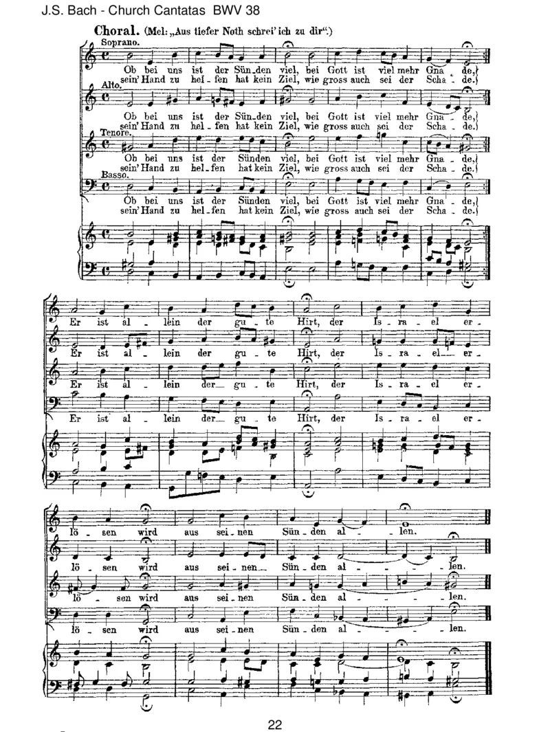 BWV38AustieferNotschrei'ichzudir_一万首著名钢琴曲谱哈农贝多芬合集视频教学电子版高清无水印可打印_1古典钢琴知名音乐家谱_巴赫钢琴谱全集_J.S巴赫作品全集