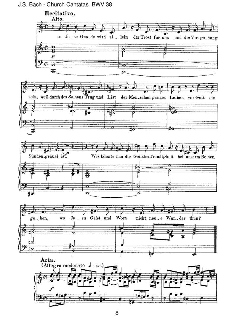 BWV38AustieferNotschrei'ichzudir_一万首著名钢琴曲谱哈农贝多芬合集视频教学电子版高清无水印可打印_1古典钢琴知名音乐家谱_巴赫钢琴谱全集_J.S巴赫作品全集