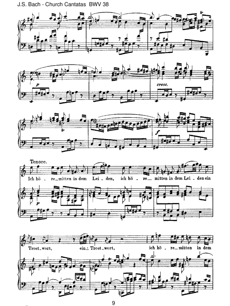 BWV38AustieferNotschrei'ichzudir_一万首著名钢琴曲谱哈农贝多芬合集视频教学电子版高清无水印可打印_1古典钢琴知名音乐家谱_巴赫钢琴谱全集_J.S巴赫作品全集