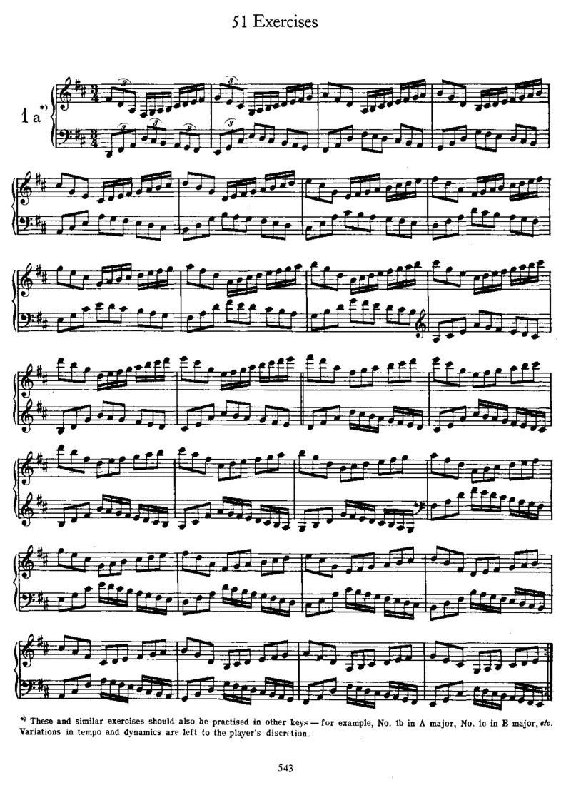 51Exercises_一万首著名钢琴曲谱哈农贝多芬合集视频教学电子版高清无水印可打印_1古典钢琴知名音乐家谱_勃拉姆斯钢琴谱全集_练习曲