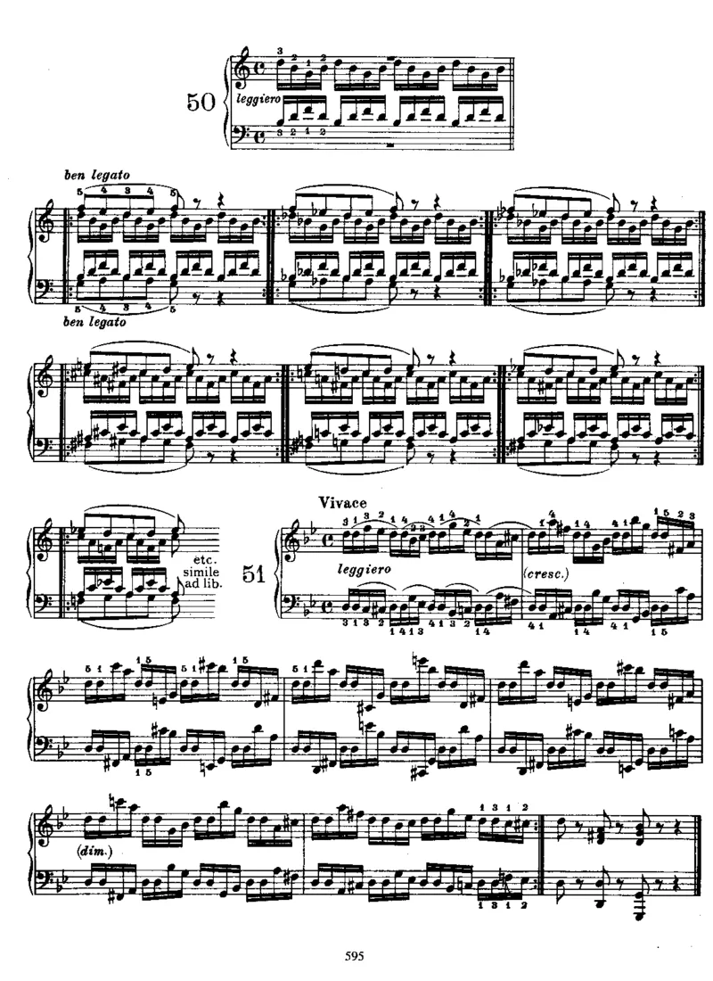 51Exercises_一万首著名钢琴曲谱哈农贝多芬合集视频教学电子版高清无水印可打印_1古典钢琴知名音乐家谱_勃拉姆斯钢琴谱全集_练习曲