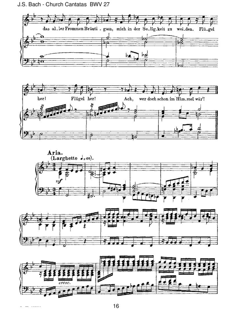 BWV27Werweiss,wienahemirmeinEnde!_一万首著名钢琴曲谱哈农贝多芬合集视频教学电子版高清无水印可打印_1古典钢琴知名音乐家谱_巴赫钢琴谱全集_J.S巴赫作品全集