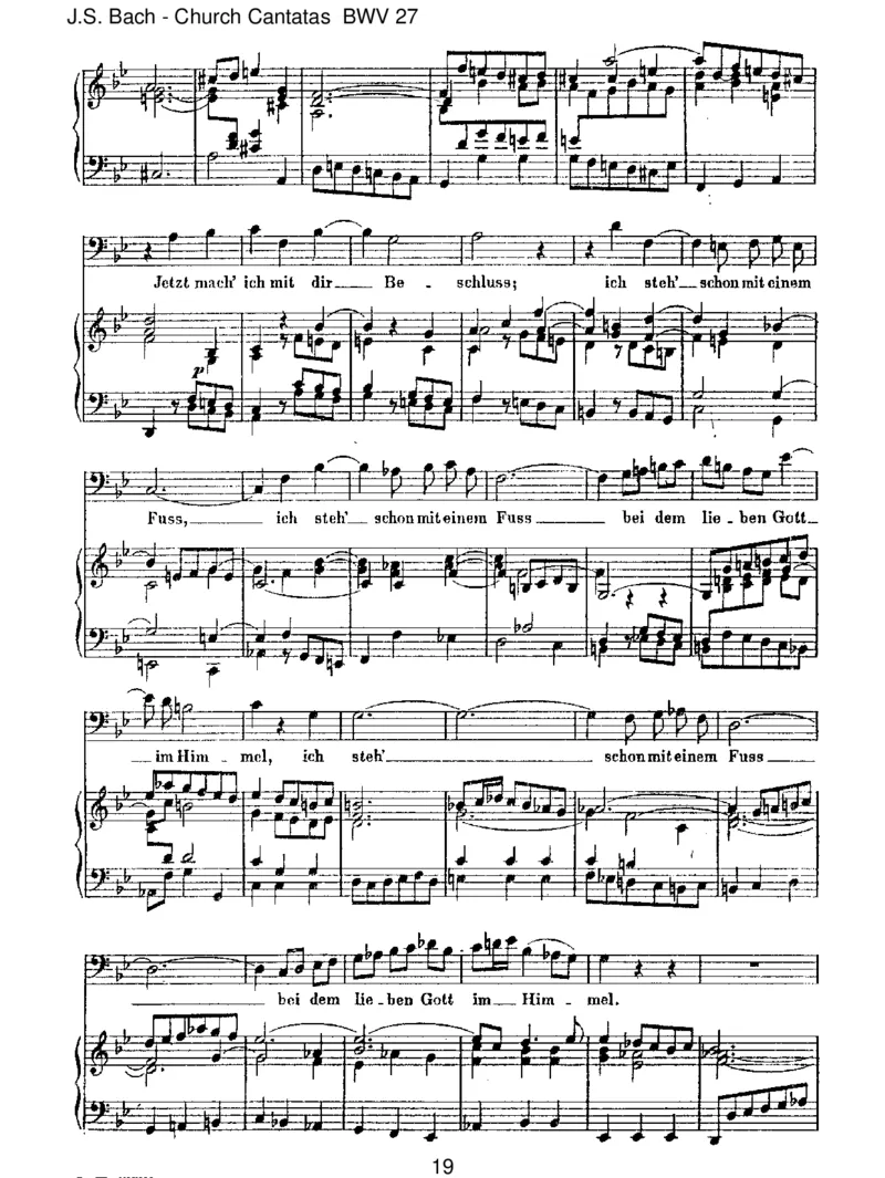 BWV27Werweiss,wienahemirmeinEnde!_一万首著名钢琴曲谱哈农贝多芬合集视频教学电子版高清无水印可打印_1古典钢琴知名音乐家谱_巴赫钢琴谱全集_J.S巴赫作品全集