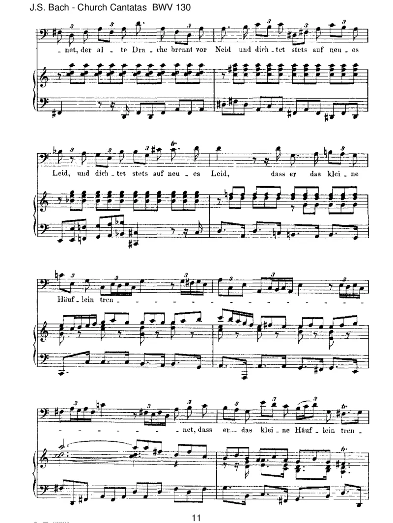 BWV130HerrGott,dichlobenallewir_一万首著名钢琴曲谱哈农贝多芬合集视频教学电子版高清无水印可打印_1古典钢琴知名音乐家谱_巴赫钢琴谱全集_J.S巴赫作品全集