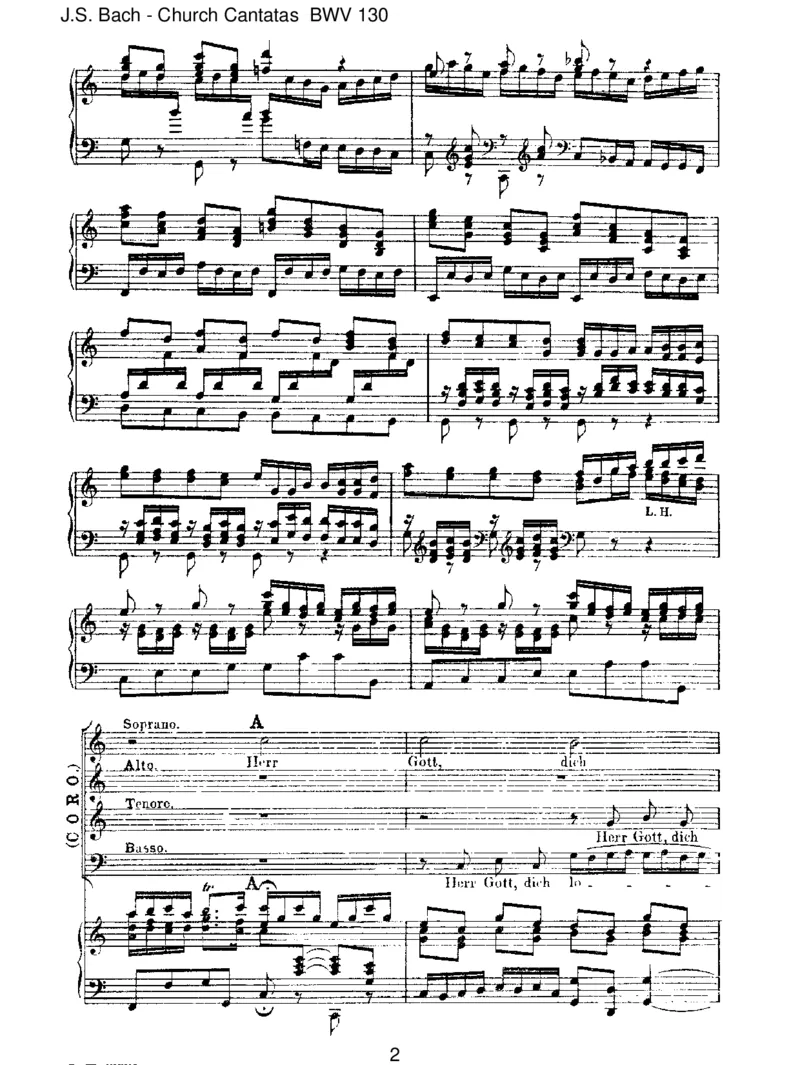 BWV130HerrGott,dichlobenallewir_一万首著名钢琴曲谱哈农贝多芬合集视频教学电子版高清无水印可打印_1古典钢琴知名音乐家谱_巴赫钢琴谱全集_J.S巴赫作品全集