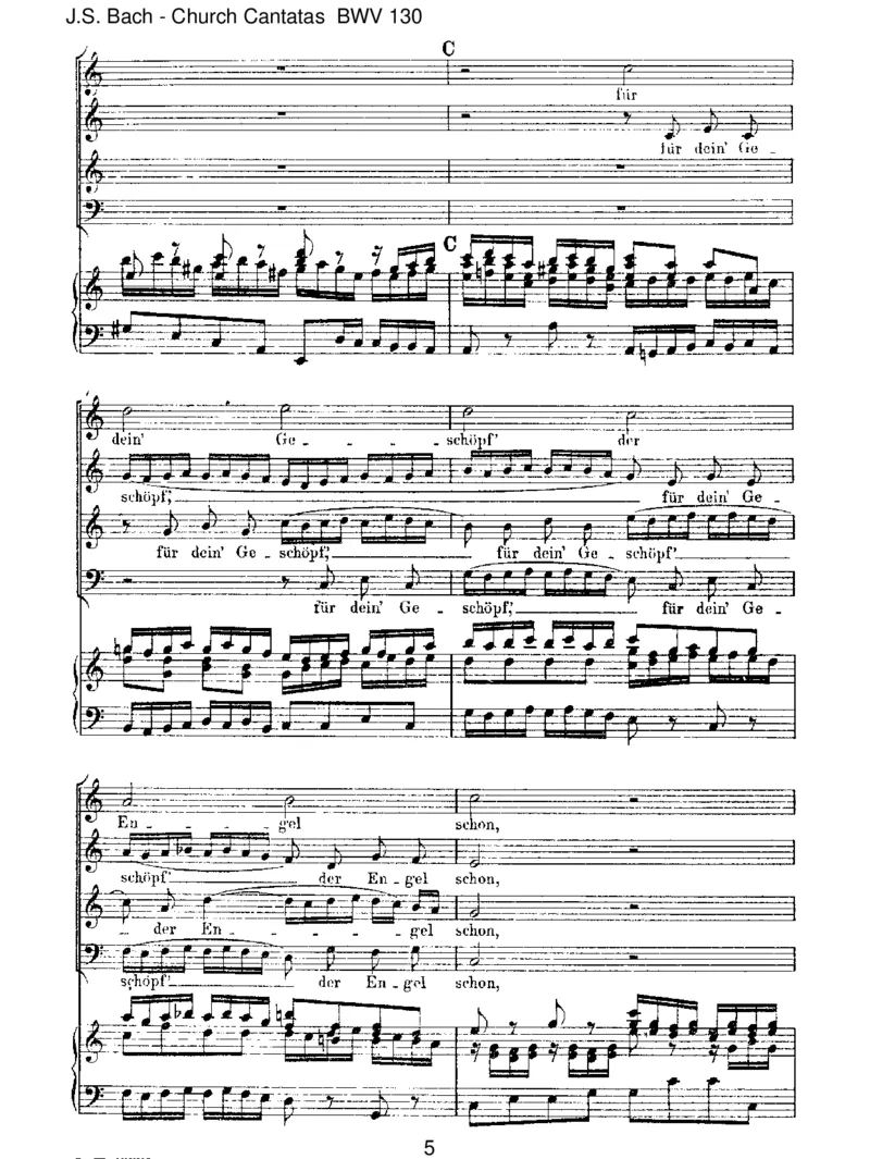 BWV130HerrGott,dichlobenallewir_一万首著名钢琴曲谱哈农贝多芬合集视频教学电子版高清无水印可打印_1古典钢琴知名音乐家谱_巴赫钢琴谱全集_J.S巴赫作品全集