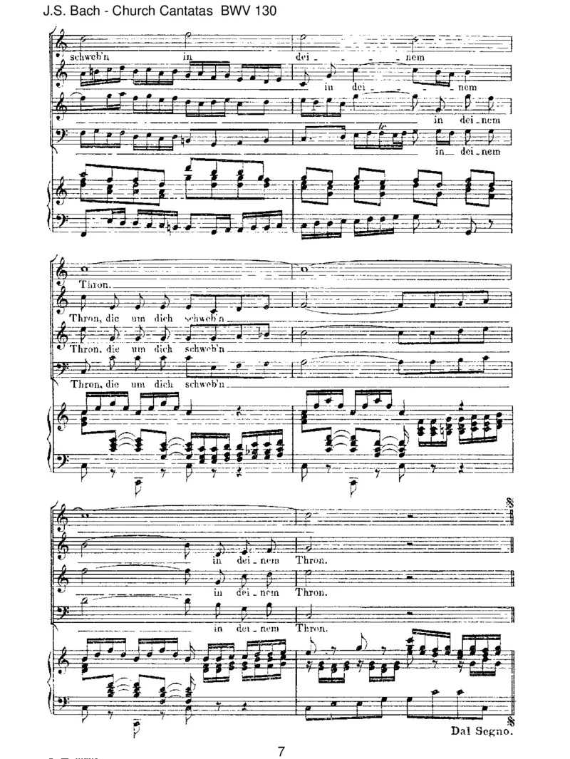 BWV130HerrGott,dichlobenallewir_一万首著名钢琴曲谱哈农贝多芬合集视频教学电子版高清无水印可打印_1古典钢琴知名音乐家谱_巴赫钢琴谱全集_J.S巴赫作品全集