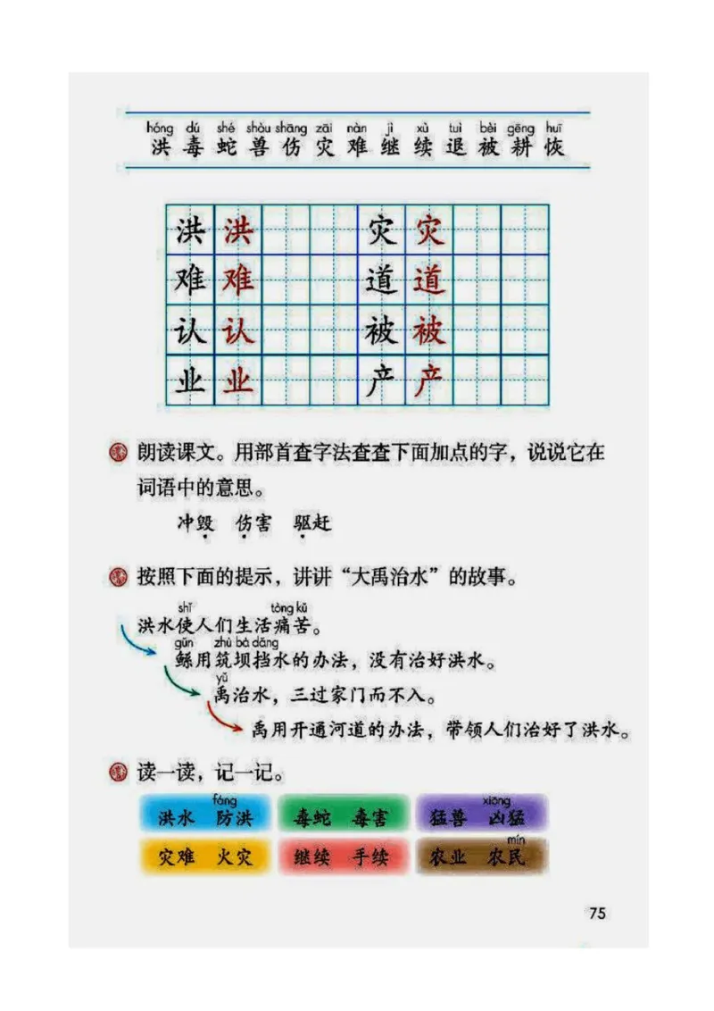 2年级上册语文电子课本部编版_小学1-6年级全部试卷_语文_二年级_3-7-1、小学二年级语文上册_3-7-1-4、电子教材、课本