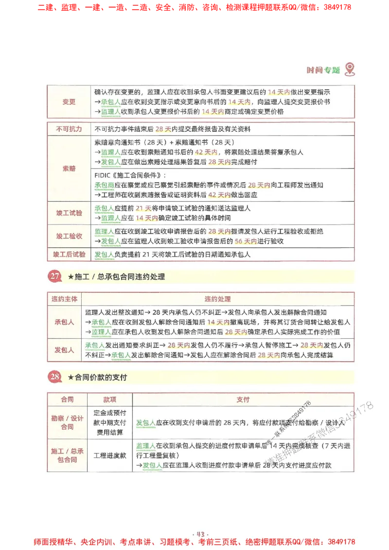 25年监理土建全科-7天速成监理必考口诀数字专题_监理工程师_2025监理工程师_2025年监理工程师SVIP_2025年监理合同管理SVIP_01-精华文档✿电子教材✿历年真题