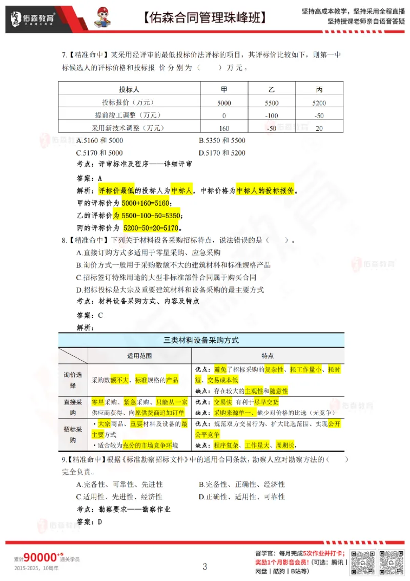 5月13日佑森合同管理珠峰班模考卷答案_监理工程师_2025监理工程师_2025年监理工程师SVIP_2025年监理合同管理SVIP_02-基础精讲✿高端面授✿深度强化