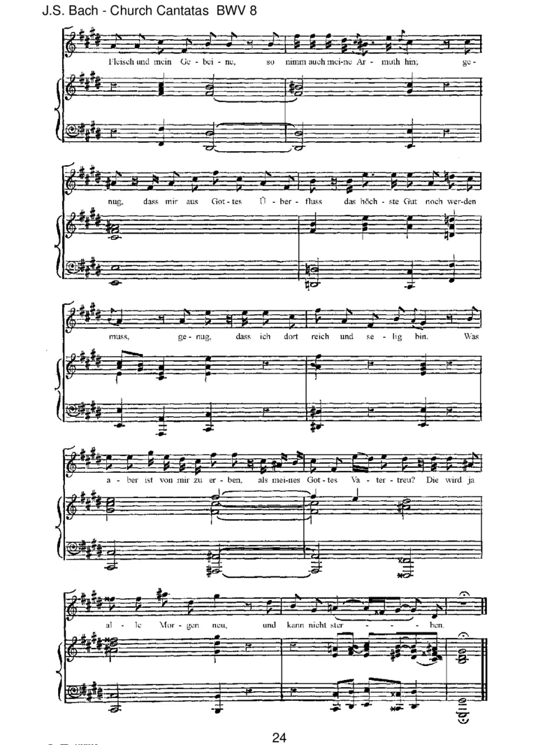 BWV8LiebsterGott,wannwerdichsterben__一万首著名钢琴曲谱哈农贝多芬合集视频教学电子版高清无水印可打印_1古典钢琴知名音乐家谱_巴赫钢琴谱全集_J.S巴赫作品全集