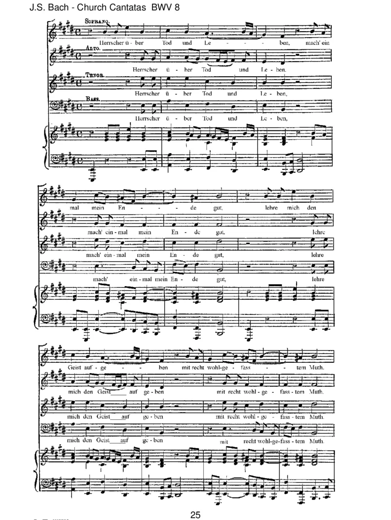 BWV8LiebsterGott,wannwerdichsterben__一万首著名钢琴曲谱哈农贝多芬合集视频教学电子版高清无水印可打印_1古典钢琴知名音乐家谱_巴赫钢琴谱全集_J.S巴赫作品全集