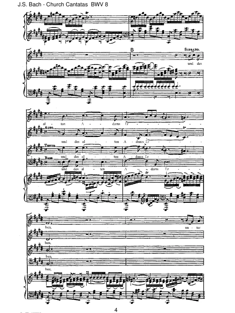 BWV8LiebsterGott,wannwerdichsterben__一万首著名钢琴曲谱哈农贝多芬合集视频教学电子版高清无水印可打印_1古典钢琴知名音乐家谱_巴赫钢琴谱全集_J.S巴赫作品全集