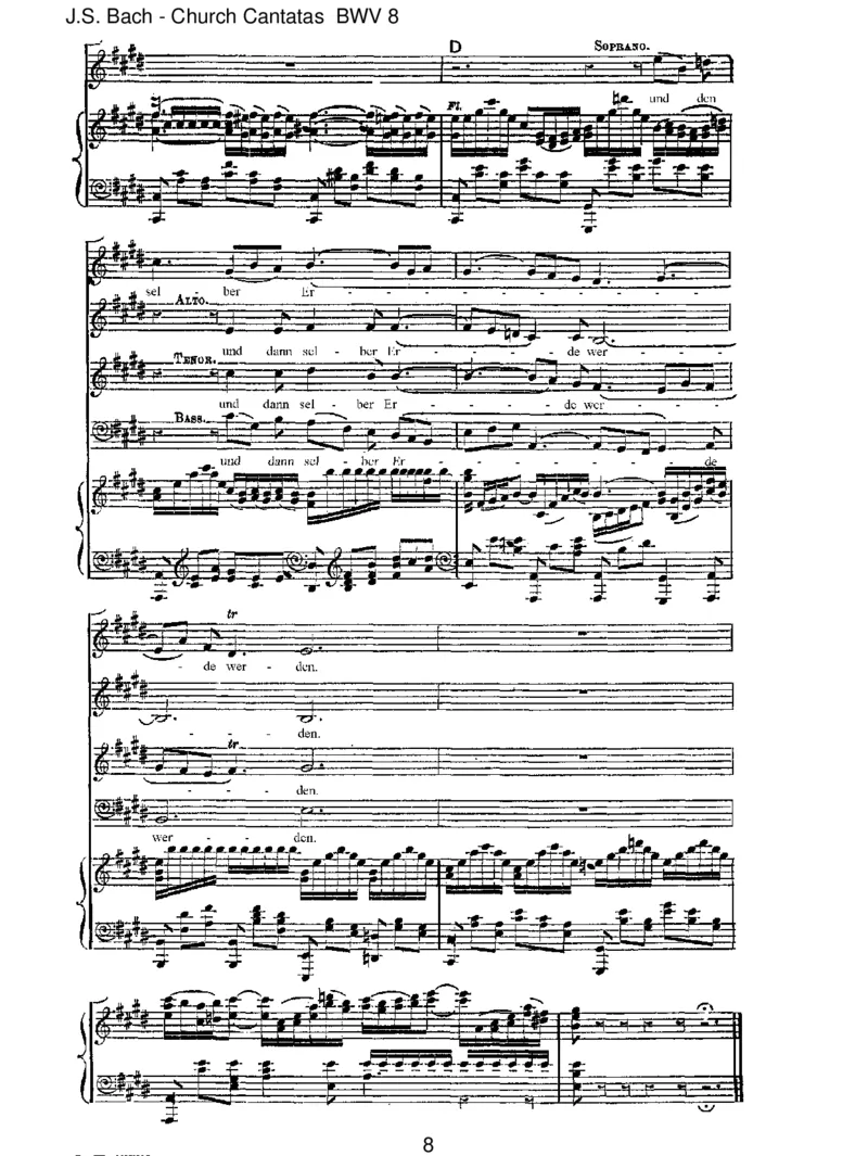 BWV8LiebsterGott,wannwerdichsterben__一万首著名钢琴曲谱哈农贝多芬合集视频教学电子版高清无水印可打印_1古典钢琴知名音乐家谱_巴赫钢琴谱全集_J.S巴赫作品全集