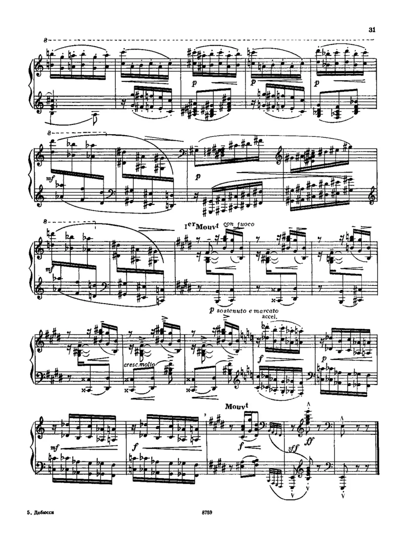 Debussy12EtudesMuzyka_一万首著名钢琴曲谱哈农贝多芬合集视频教学电子版高清无水印可打印_1古典钢琴知名音乐家谱_超高难度钢琴谱_一些练习曲