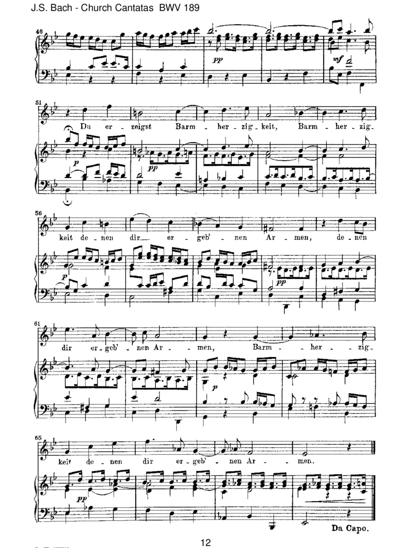 BWV189MeineSeeler&uuml;hmtundpreist(Spurious,by_Hoffmann)_一万首著名钢琴曲谱哈农贝多芬合集视频教学电子版高清无水印可打印_1古典钢琴知名音乐家谱_巴赫钢琴谱全集_J.S巴赫作品全集