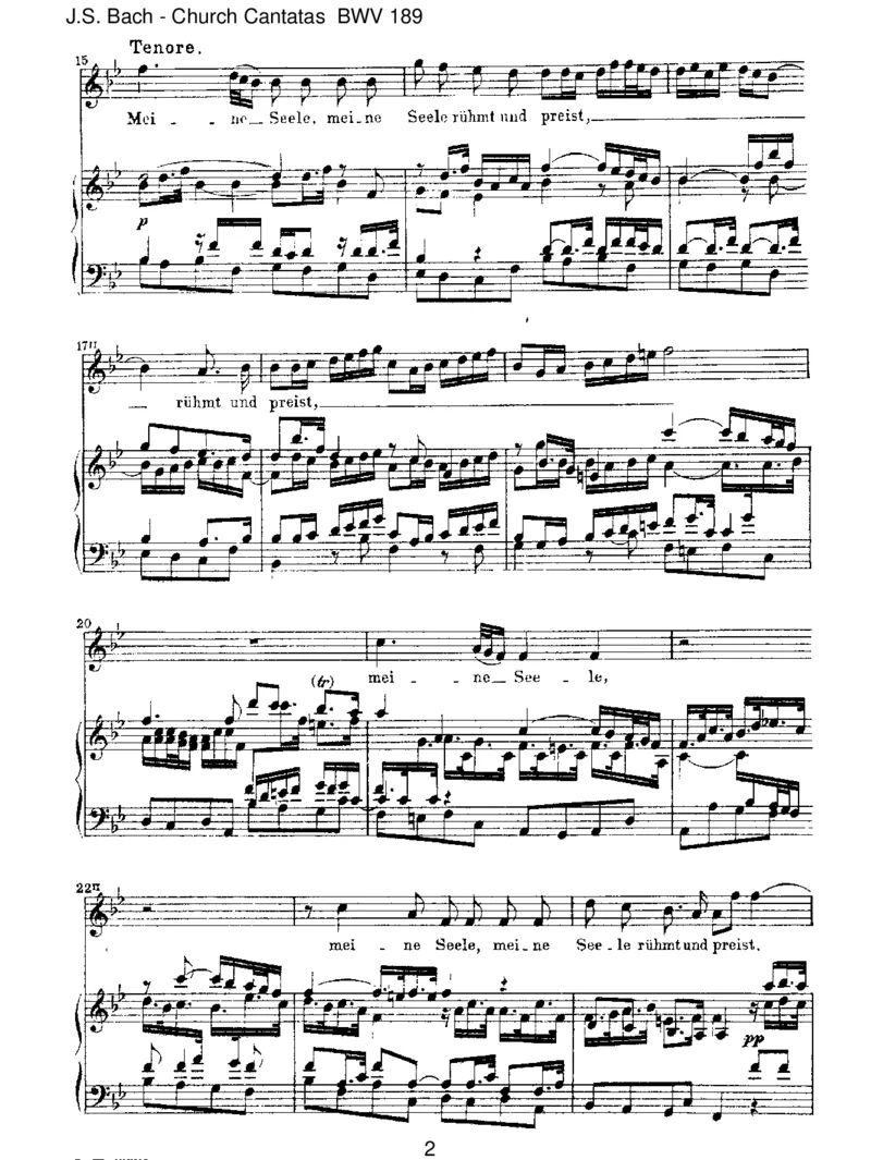 BWV189MeineSeeler&uuml;hmtundpreist(Spurious,by_Hoffmann)_一万首著名钢琴曲谱哈农贝多芬合集视频教学电子版高清无水印可打印_1古典钢琴知名音乐家谱_巴赫钢琴谱全集_J.S巴赫作品全集