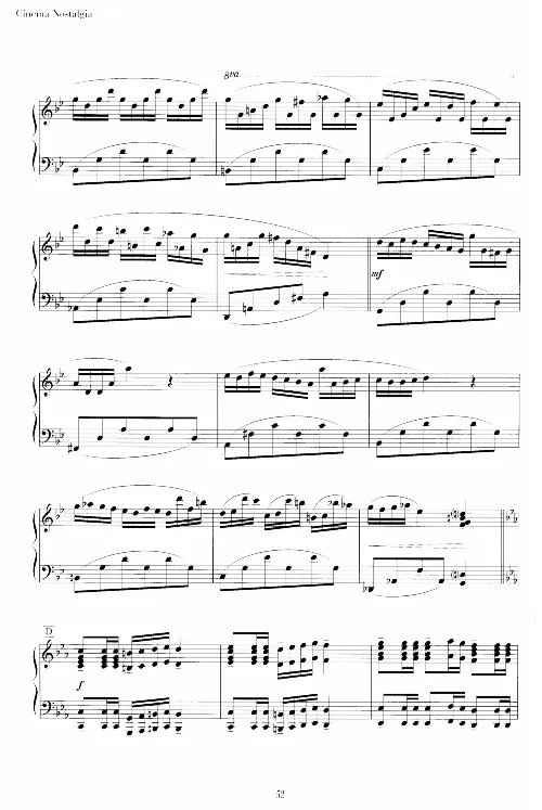 36、久石让-独奏作品乐谱（47页，共11首）_一万首著名钢琴曲谱哈农贝多芬合集视频教学电子版高清无水印可打印_3流行音乐谱_流行钢琴谱合集形式_高清PDF无水印