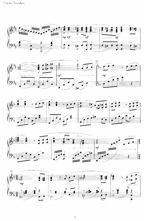 36、久石让-独奏作品乐谱（47页，共11首）_一万首著名钢琴曲谱哈农贝多芬合集视频教学电子版高清无水印可打印_3流行音乐谱_流行钢琴谱合集形式_高清PDF无水印