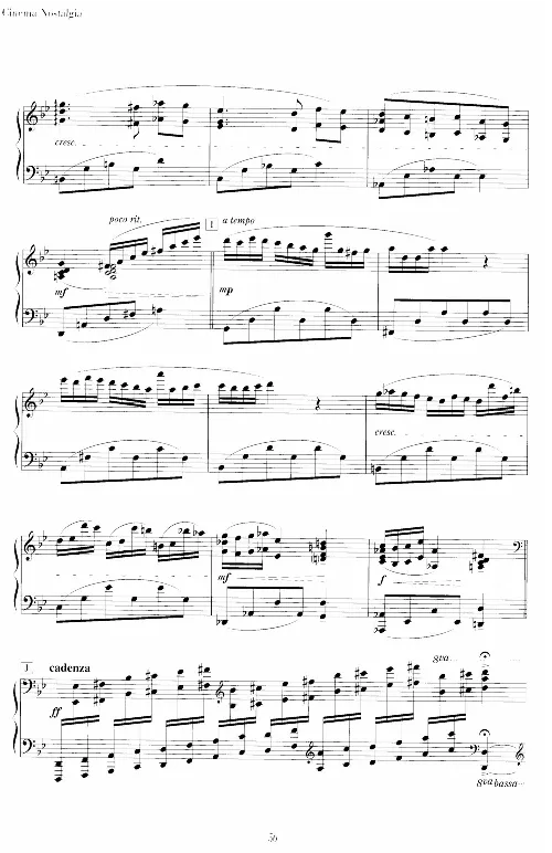 36、久石让-独奏作品乐谱（47页，共11首）_一万首著名钢琴曲谱哈农贝多芬合集视频教学电子版高清无水印可打印_3流行音乐谱_流行钢琴谱合集形式_高清PDF无水印