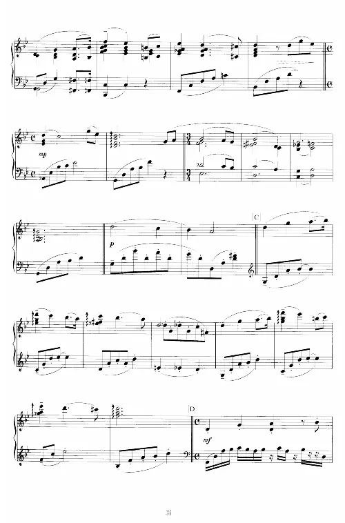 36、久石让-独奏作品乐谱（47页，共11首）_一万首著名钢琴曲谱哈农贝多芬合集视频教学电子版高清无水印可打印_3流行音乐谱_流行钢琴谱合集形式_高清PDF无水印