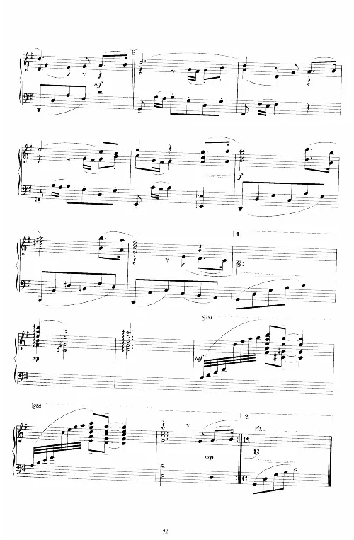 36、久石让-独奏作品乐谱（47页，共11首）_一万首著名钢琴曲谱哈农贝多芬合集视频教学电子版高清无水印可打印_3流行音乐谱_流行钢琴谱合集形式_高清PDF无水印