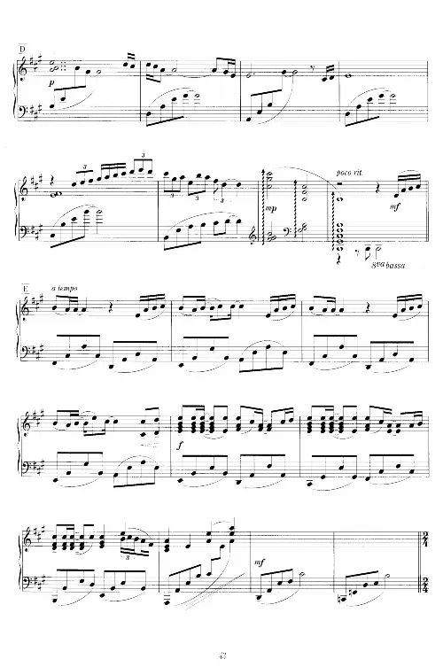 36、久石让-独奏作品乐谱（47页，共11首）_一万首著名钢琴曲谱哈农贝多芬合集视频教学电子版高清无水印可打印_3流行音乐谱_流行钢琴谱合集形式_高清PDF无水印