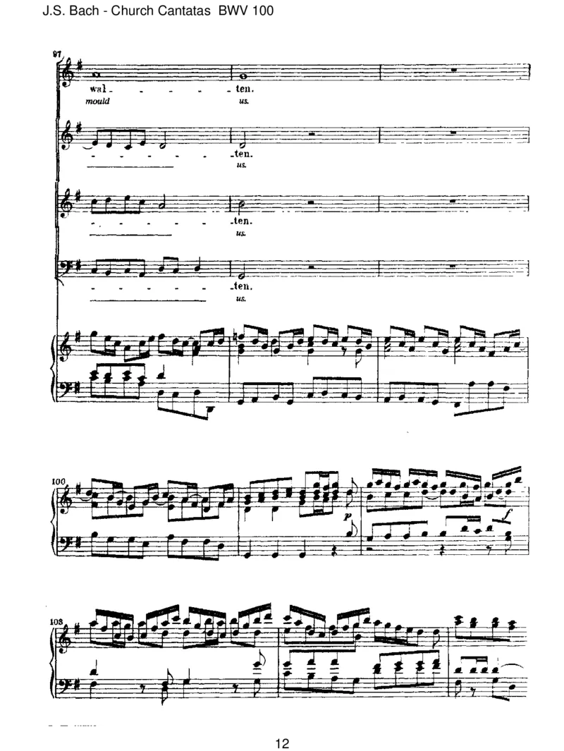 BWV100WasGotttut,dasistwohlgetan_一万首著名钢琴曲谱哈农贝多芬合集视频教学电子版高清无水印可打印_1古典钢琴知名音乐家谱_巴赫钢琴谱全集_J.S巴赫作品全集