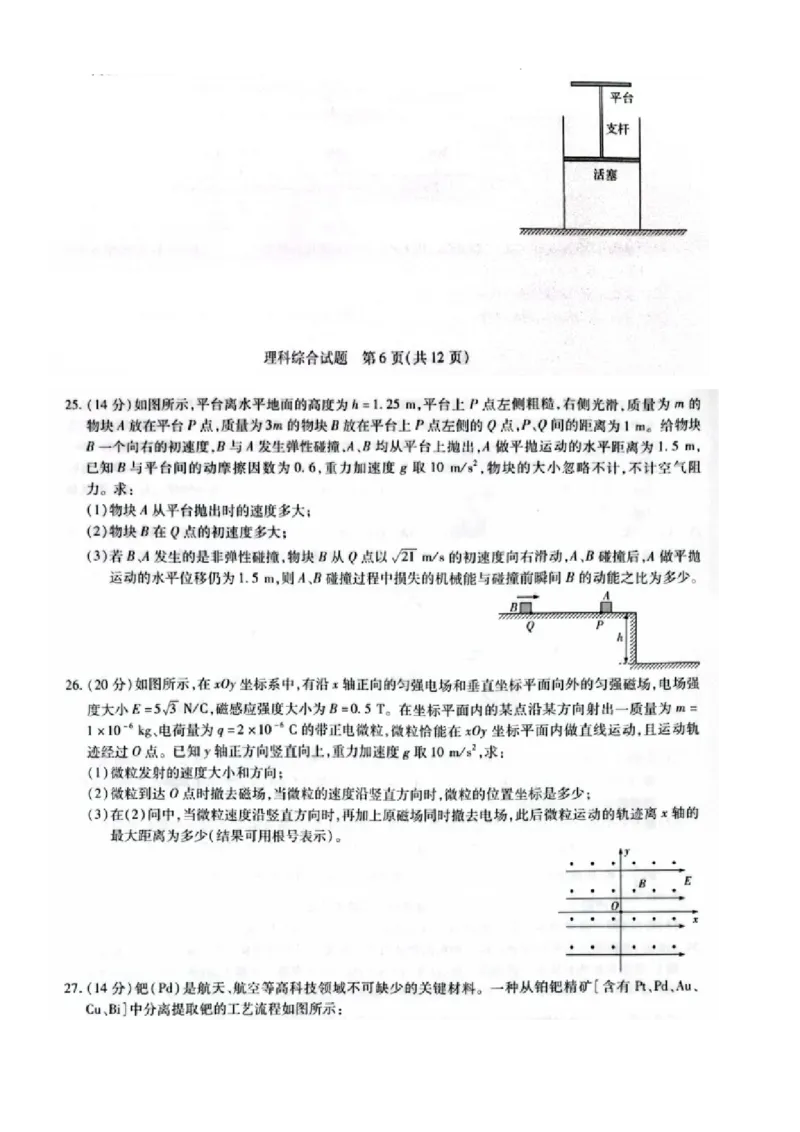 安阳市2024届高三二模理综试卷_2024年3月_013月合集_2024届河南省四市高三3月联考（焦作濮阳安阳鹤壁二模）_河南省四市2024届高三3月联考（焦作濮阳安阳鹤壁二模）理综