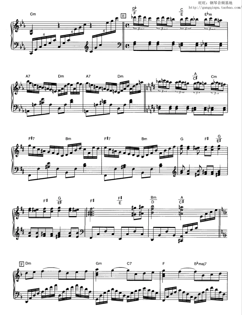 47、钢琴故事3（45页，共10首）_一万首著名钢琴曲谱哈农贝多芬合集视频教学电子版高清无水印可打印_3流行音乐谱_流行钢琴谱合集形式_高清PDF无水印