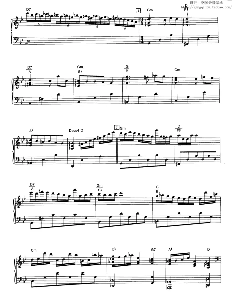 47、钢琴故事3（45页，共10首）_一万首著名钢琴曲谱哈农贝多芬合集视频教学电子版高清无水印可打印_3流行音乐谱_流行钢琴谱合集形式_高清PDF无水印