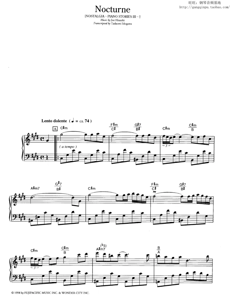 47、钢琴故事3（45页，共10首）_一万首著名钢琴曲谱哈农贝多芬合集视频教学电子版高清无水印可打印_3流行音乐谱_流行钢琴谱合集形式_高清PDF无水印